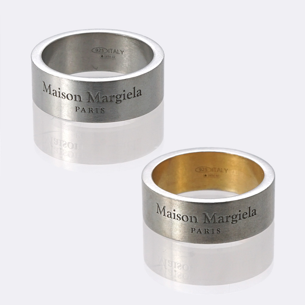 Maison Margiela メゾンマルジェラ 指輪 リング メンズ シルバー ロゴ SM1UQ0082-SV0158