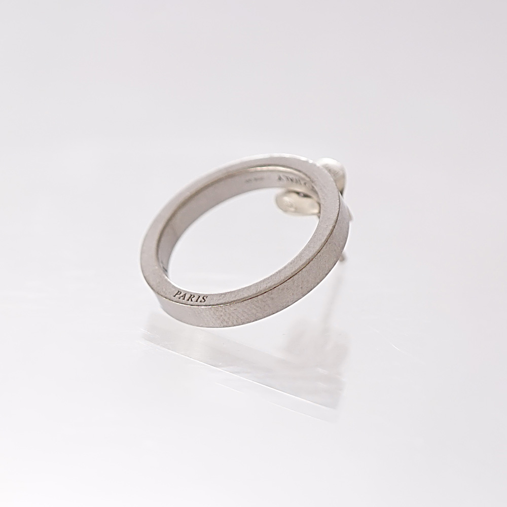 Maison Margiela（メゾンマルジェラ） ピアス 片耳用 シルバー ロゴ