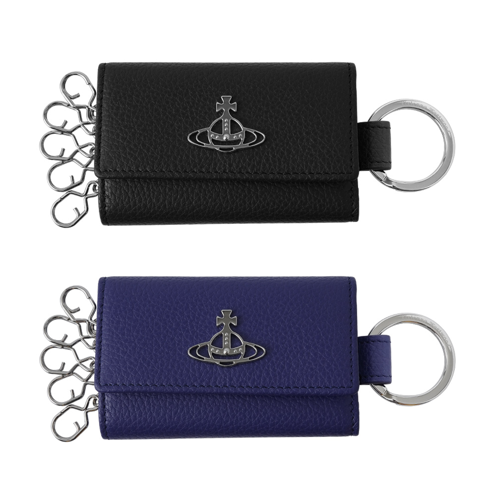 Vivienne Westwood ヴィヴィアンウエストウッド GRAIN LEATHER KEY WALLET 5連キーケース レディース メンズ  キーケース 【51120007-L001J】