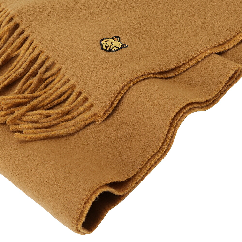 MAISON KITSUNE メゾンキツネ マフラー ストール FOX HEAD PATCH SCARF