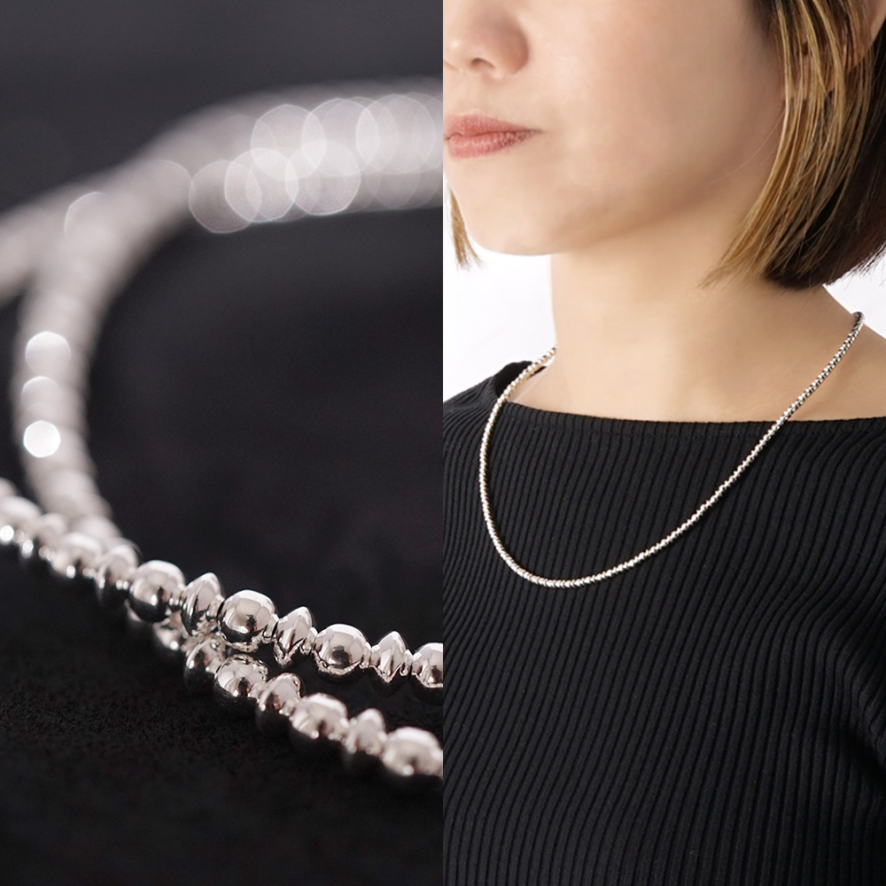 Harpo アルポ Boule Necklace ネックレス Ball Chain Necklace ナバホパール 20inches 50.8cm  3mm シルバー925 アクサリー シンプル インディアンジュエリー : hp-bdnck-20-3 : MOBILE-GARAGE - 通販 -  Yahoo!ショッピング