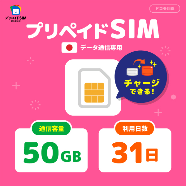 prepaidSIM 100GB 365日