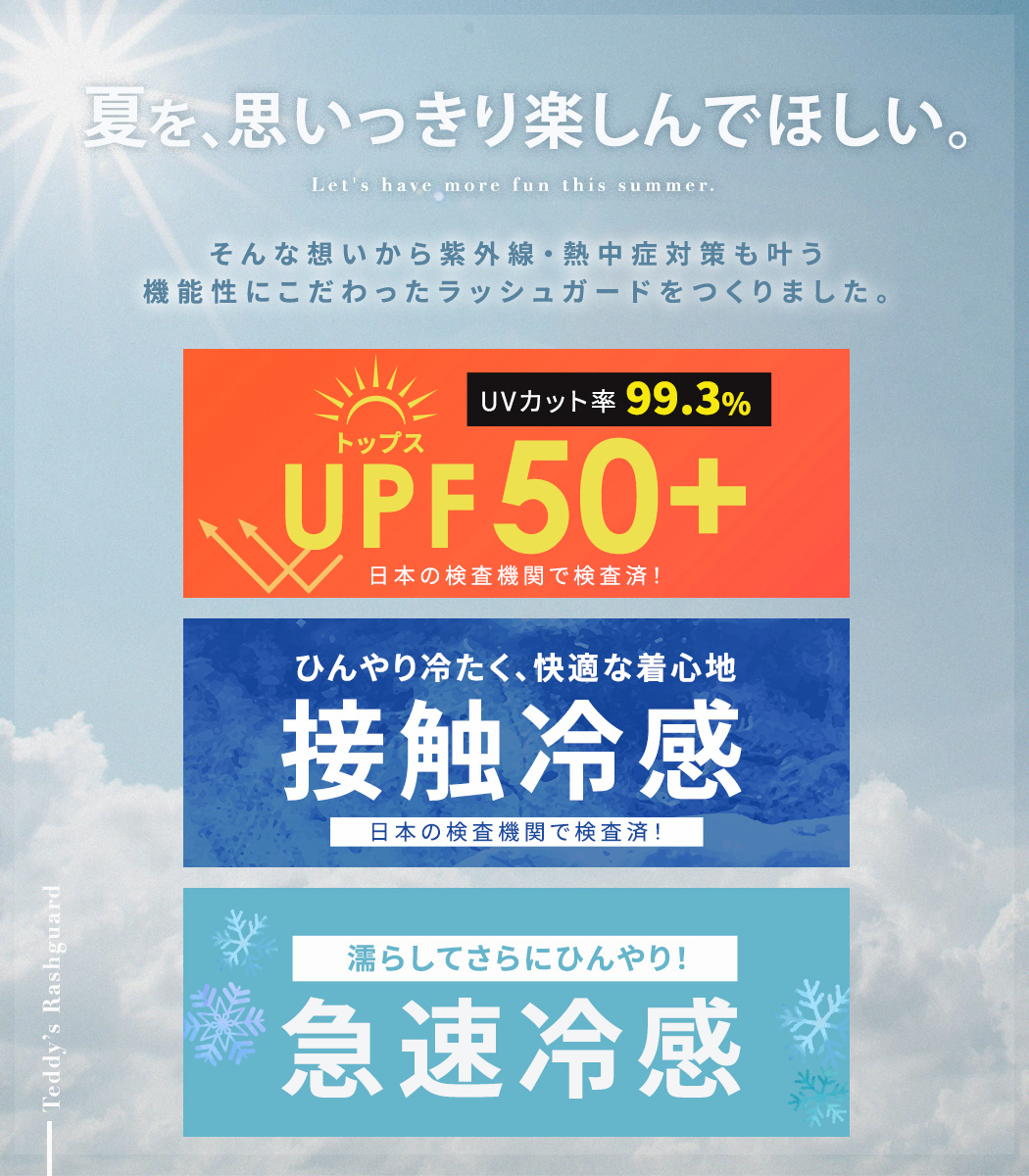 ラッシュガード 水着 体型カバー レディース ...の詳細画像1
