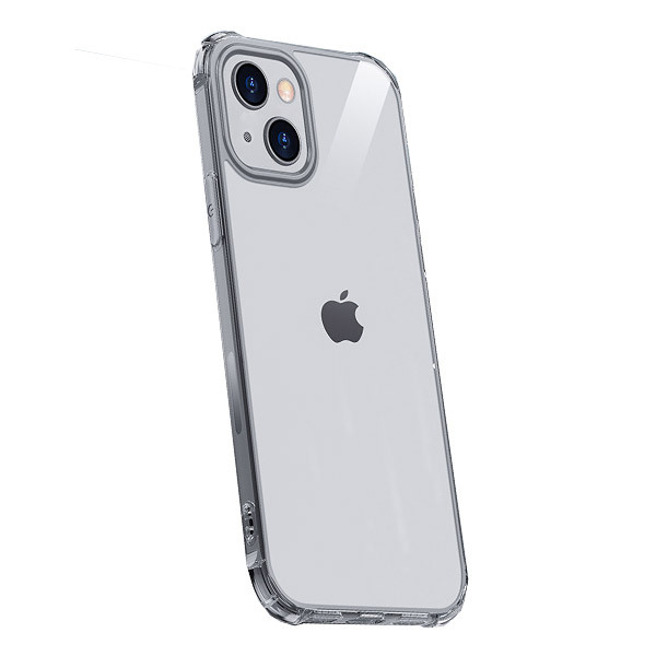 iPhone14 13 Pro mini ケース スマホ カバー クリア 透明 黒 シンプル TPU...