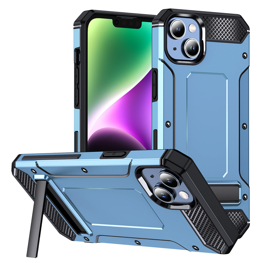 iPhone15 Pro スマホ ケース 耐衝撃 アイフォン カバー おしゃれ かっこいい メタリック シンプル 背面ハード 黒 | ブランド登録なし | 02