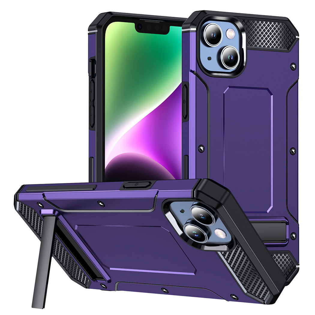 iPhone15 Pro スマホ ケース 耐衝撃 アイフォン カバー おしゃれ かっこいい メタリック シンプル 背面ハード 黒 | ブランド登録なし | 04