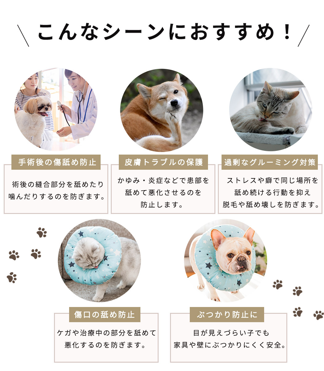 エリザベスカラー 犬 小型犬 猫 ペット用 ペ...の詳細画像3