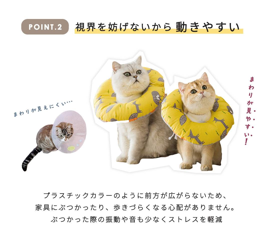 エリザベスカラー 犬 小型犬 猫 ペット用 ペ...の詳細画像5