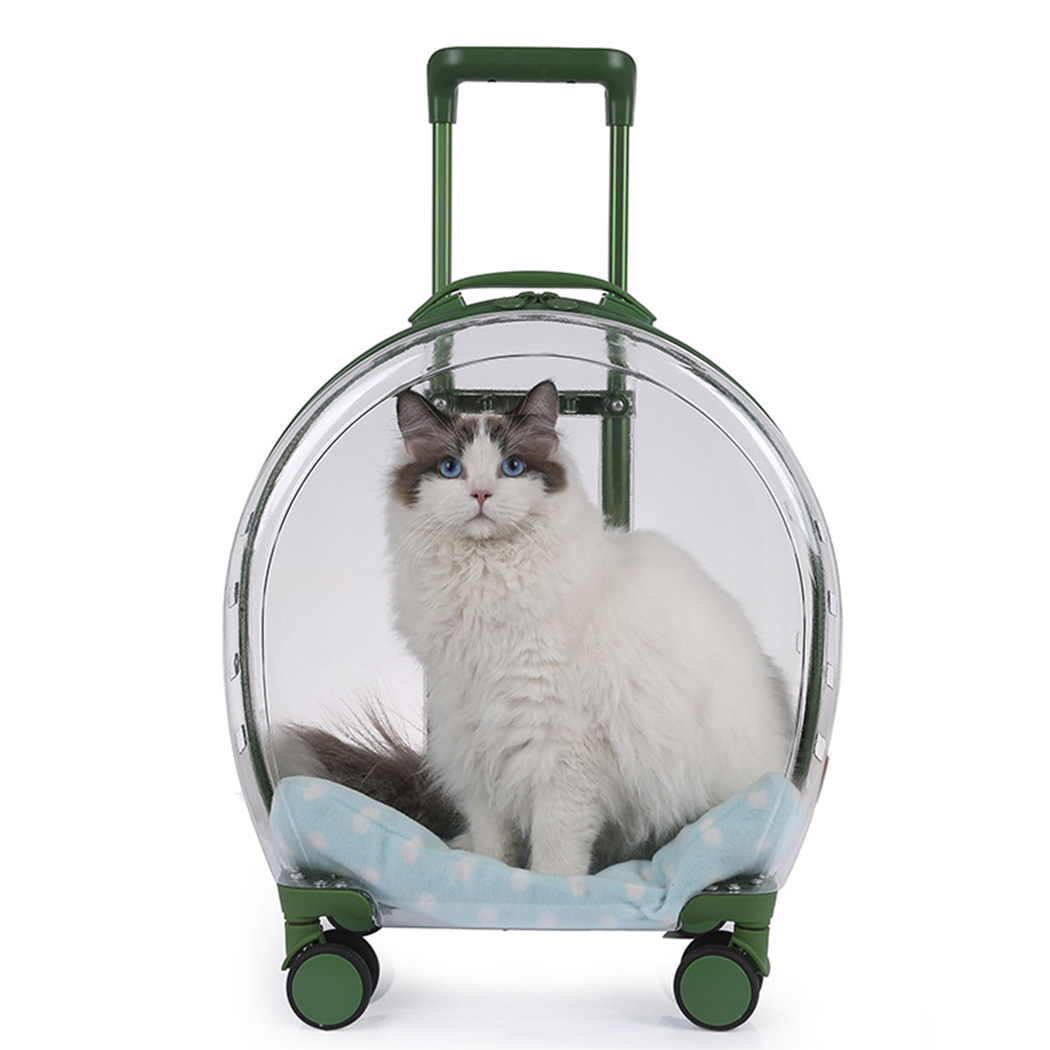 ペットキャリー キャスター付き 4輪 360度回転 猫 小型犬 2way