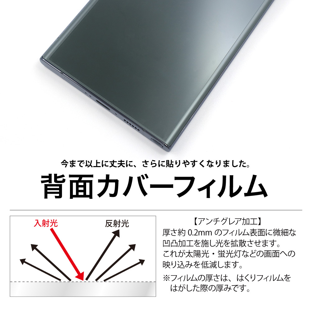 ASDEC アスデック Xperia 10 V 背面フィルム 背面保護フィルム レンズ保護 BF-SO52D-Z Xperia 10 V 保護フィルム Xperia 10V Xperia10V 背面カバー Fun Edition｜mobilefilm｜08