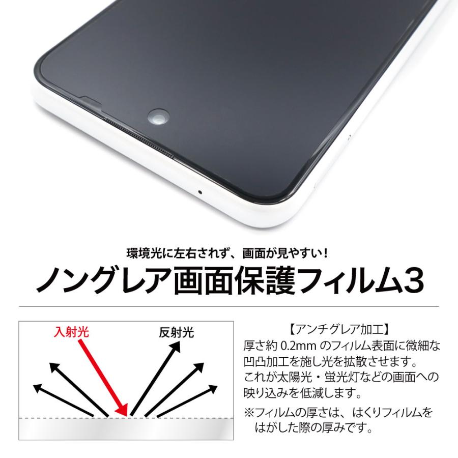 ASDEC アスデック Xiaomi 11T 保護フィルム ノングレア液晶保護フィルム3 防指紋 反射防止 気泡消失 NGB-MI11T｜mobilefilm｜10
