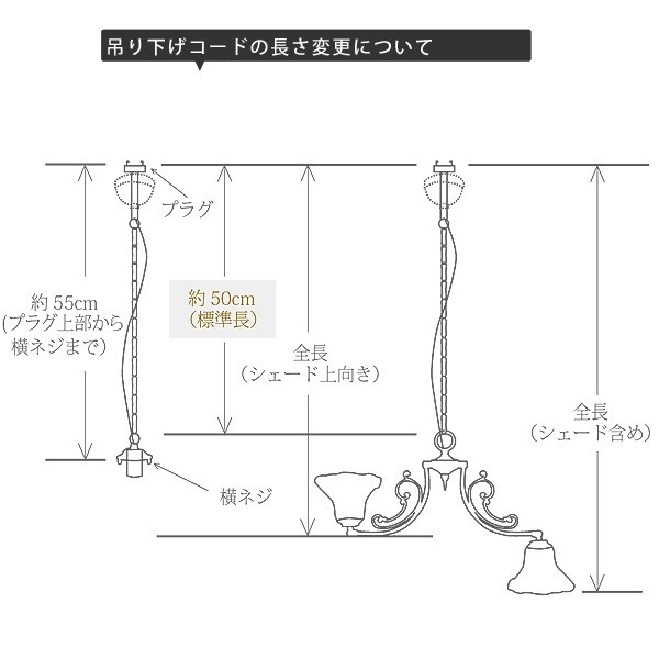 4灯照明灯具セット クラシックスタイルシャンデリア（60Wx4灯） 電球