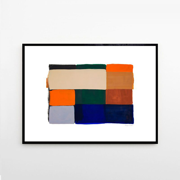 THE POSTER CLUB Colour Squares 01　30ｘ40 The Poster Club アートポスター 30×40cm 北欧 Colour Squares 01