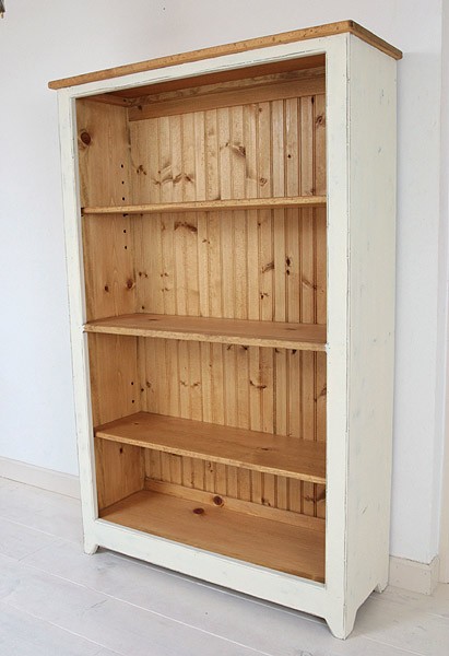 ラスティックオープンシェルフ（パイン材） ラスティックパイン ブックシェルフ M ラック シェルフ 飾り棚 本棚 棚