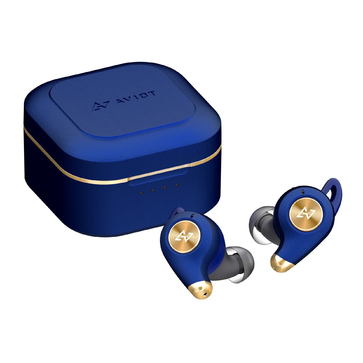 AVIOT TE-D01q2 ワイヤレスイヤホン ノイズキャンセリング ブルートゥース 完全ワイヤレスイヤホン Bluetooth 5.2 片耳モード  最大34時間再生 IPX4防水