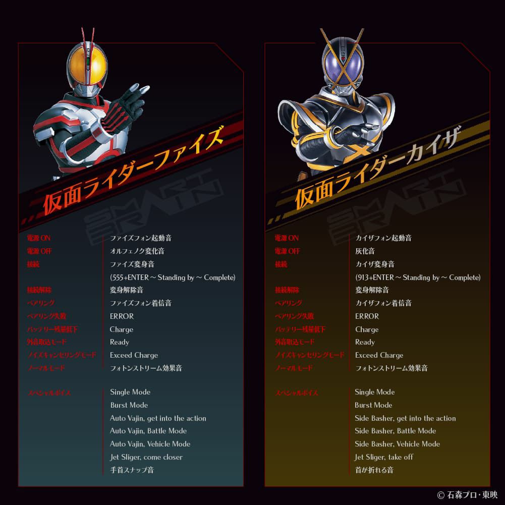AVIOT TE-D01v-555 仮面ライダー555 コラボ ワイヤレスイヤホン