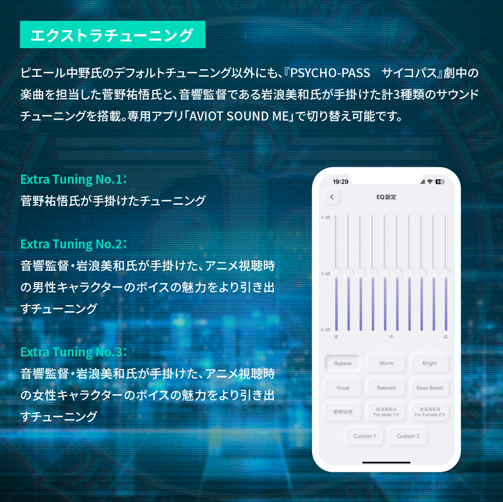 ⚠️大幅値下げ⚠️ピヤホン6ハイレゾ イヤホン PSYCHO-PASS AVIOT Amazon.co.jp: AVIOT TE-Z1PNK ピヤホン6 ノイズキャンセリング