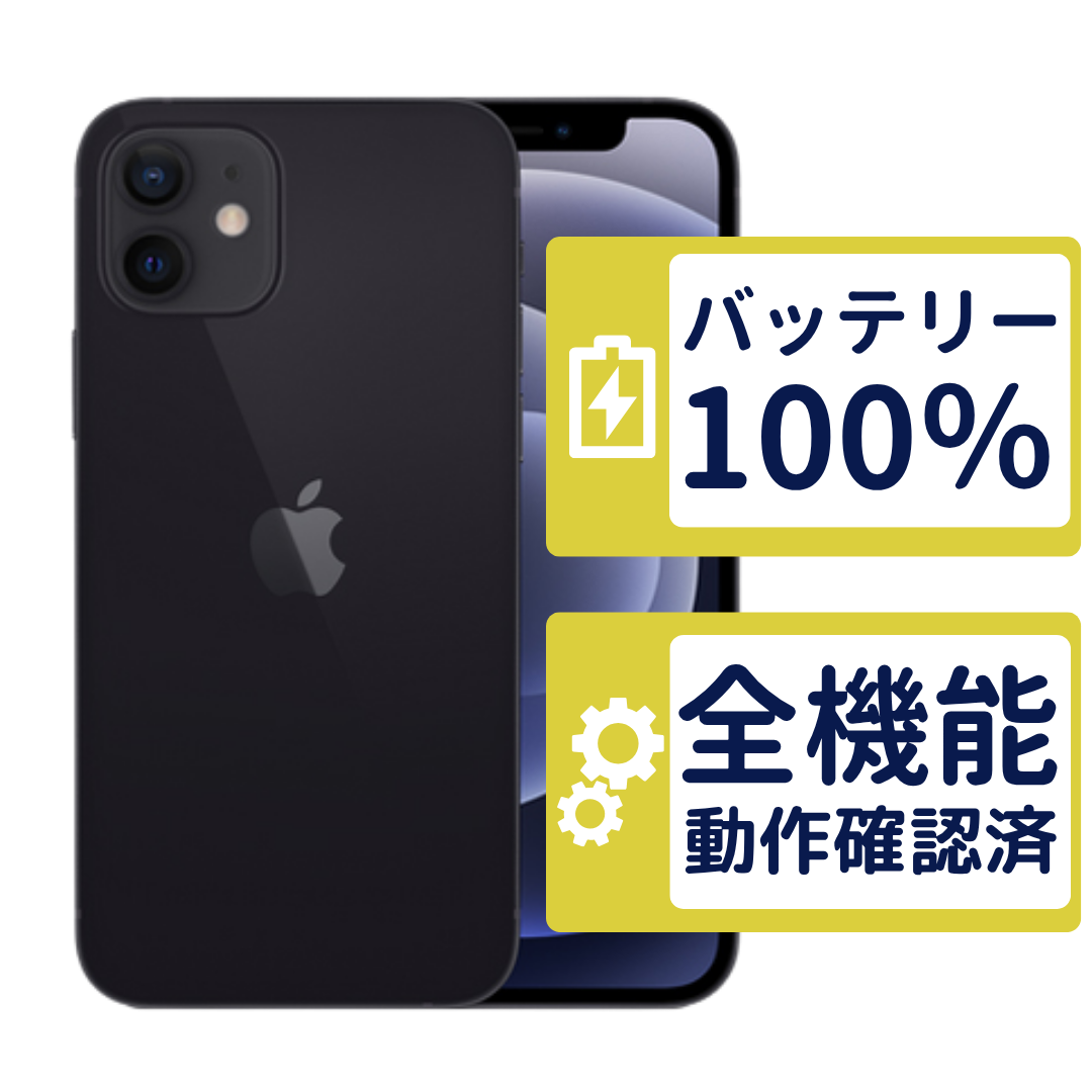 iPhone 12 mini　ブラック　128gb MGDJ3J/A iPhone 12 mini iPhone12 128GB ブラック MGDJ3J/A SIMフリー Cランク