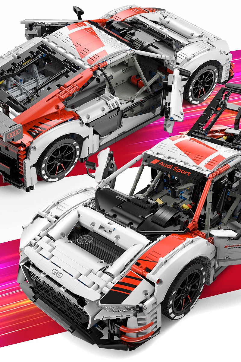 ブロック スポーツカー Audi LMS GT3 Bricks アウディ ブロックカー 玩具 おもちゃ インテリア ディスプレイ テクニック レゴ  LEGO レゴブロック 互換 : bcar-93300 : モビマックス - 通販 - Yahoo!ショッピング