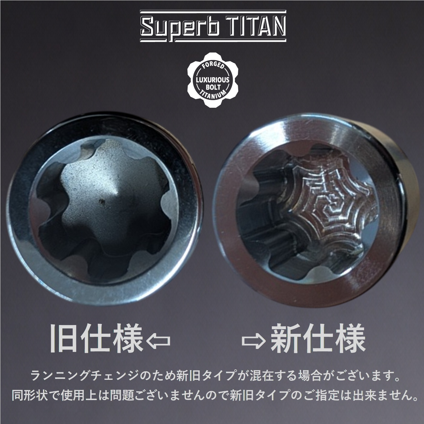 BMW SUP-1412528/13FG【Superb TITAN】シュパーブ チタンボルト M14x1