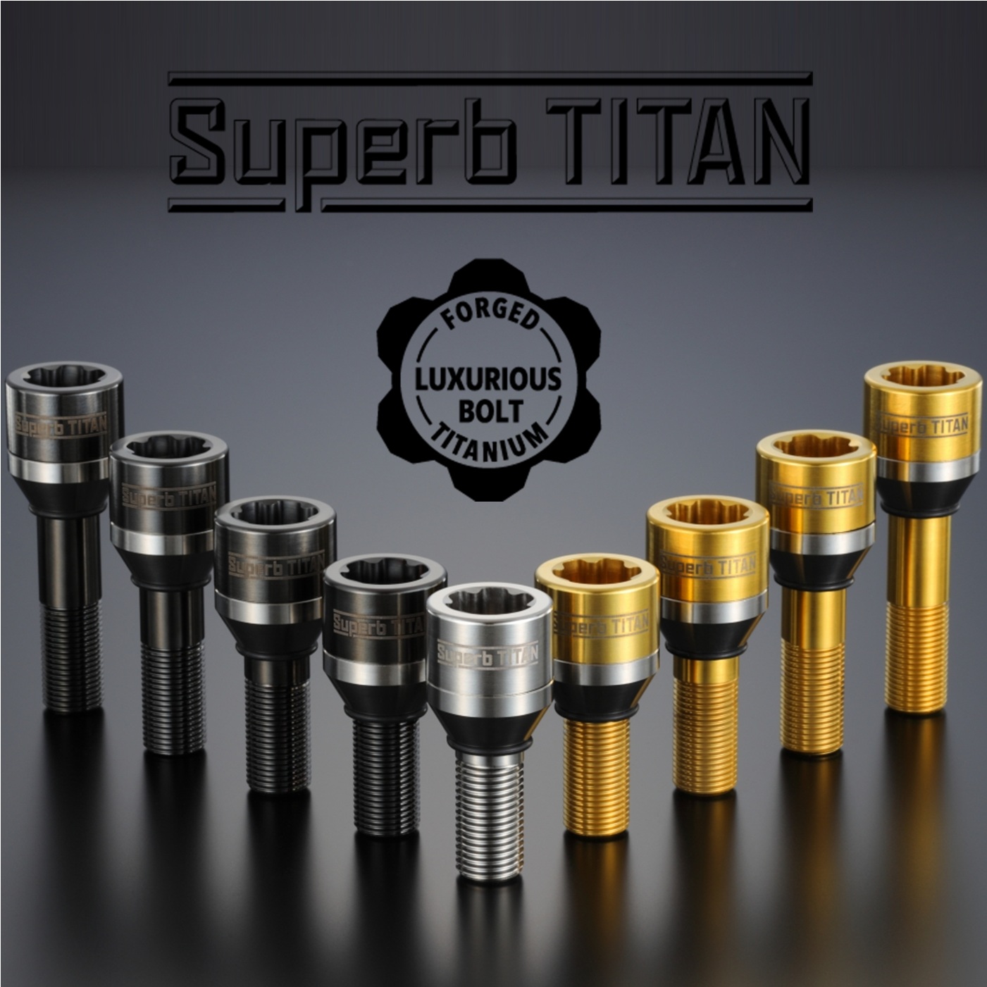 BMW SUP-1412528/13FG【Superb TITAN】シュパーブ チタンボルト M14x1