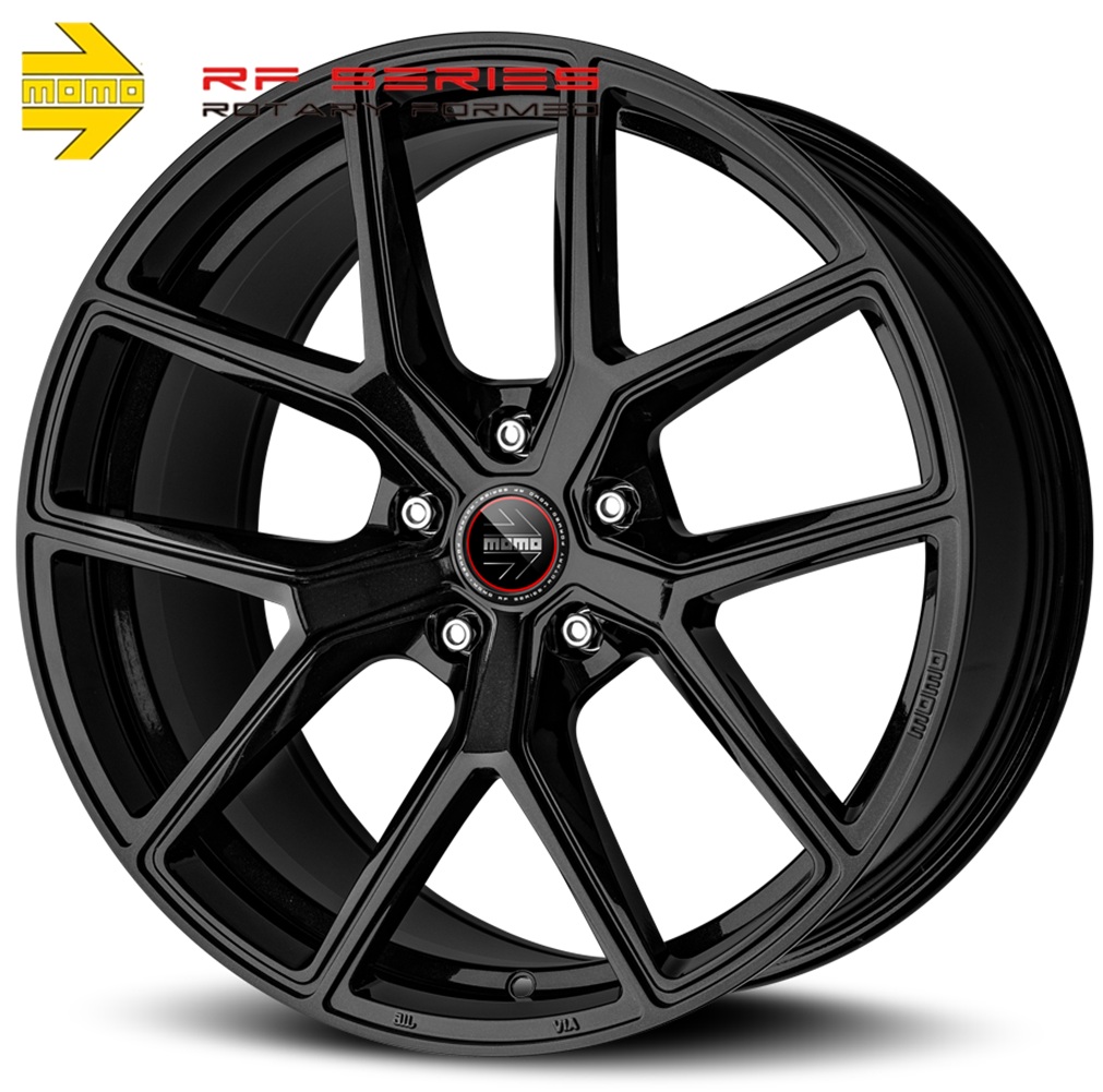 【MOMO】モモ RF-01 (アールエフ ゼロワン) 20ｘ9.0 +40 5H/114.3 スターダストグロッシーブラック (SGB) 70.6φ × 1本