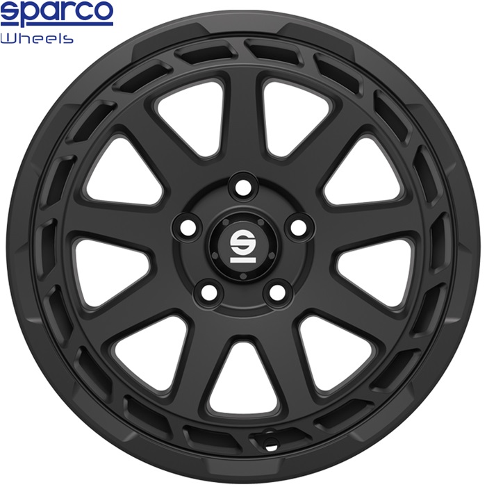 OZ SPARCO Gravel【スパルコ グラベル】18ｘ8.0 +48 5H/112 マットブラック（MB） ｘ4本の画像