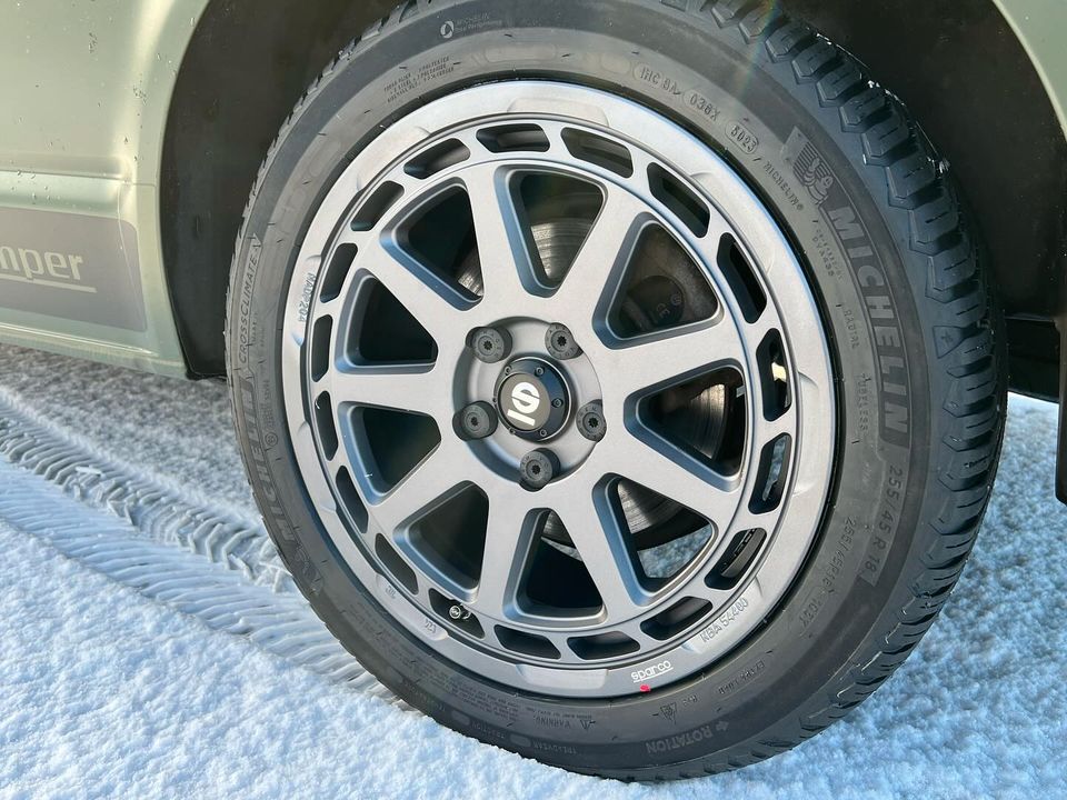 OZ SPARCO Gravel【スパルコ グラベル】18ｘ8.0 +48 5H/112 マットグラファイト（MG） ｘ4本の画像