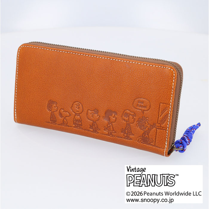 スヌーピー 長財布 大人 通販 SNOOPY 73525 財布 レザー 長サイフ ながさいふ ロングウォレット レディース 大容量 ラウンドファスナー スヌーピー | Vintage PEANUTS | 11