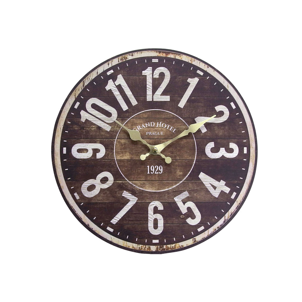 キーストーン 壁掛け時計 key stone 通販 雑貨 ウォールクロック 時計 壁掛け アナログ時計 おしゃれ 子供部屋 リビング 掛け時計 ビンテージ風 カジュアル | KEY | 01