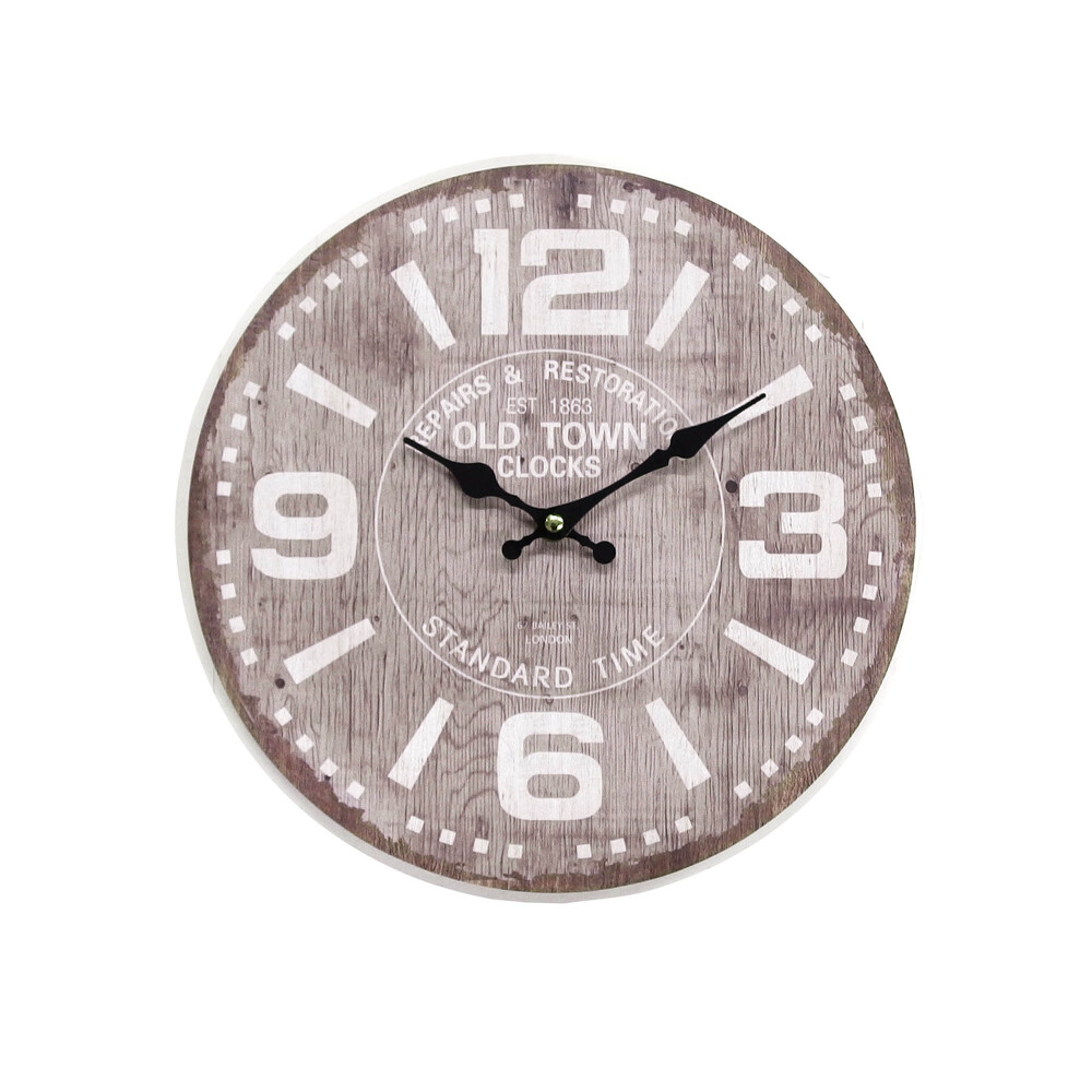 キーストーン 壁掛け時計 key stone 通販 雑貨 ウォールクロック 時計 壁掛け アナログ時計 おしゃれ 子供部屋 リビング 掛け時計 ビンテージ風 カジュアル | KEY | 03