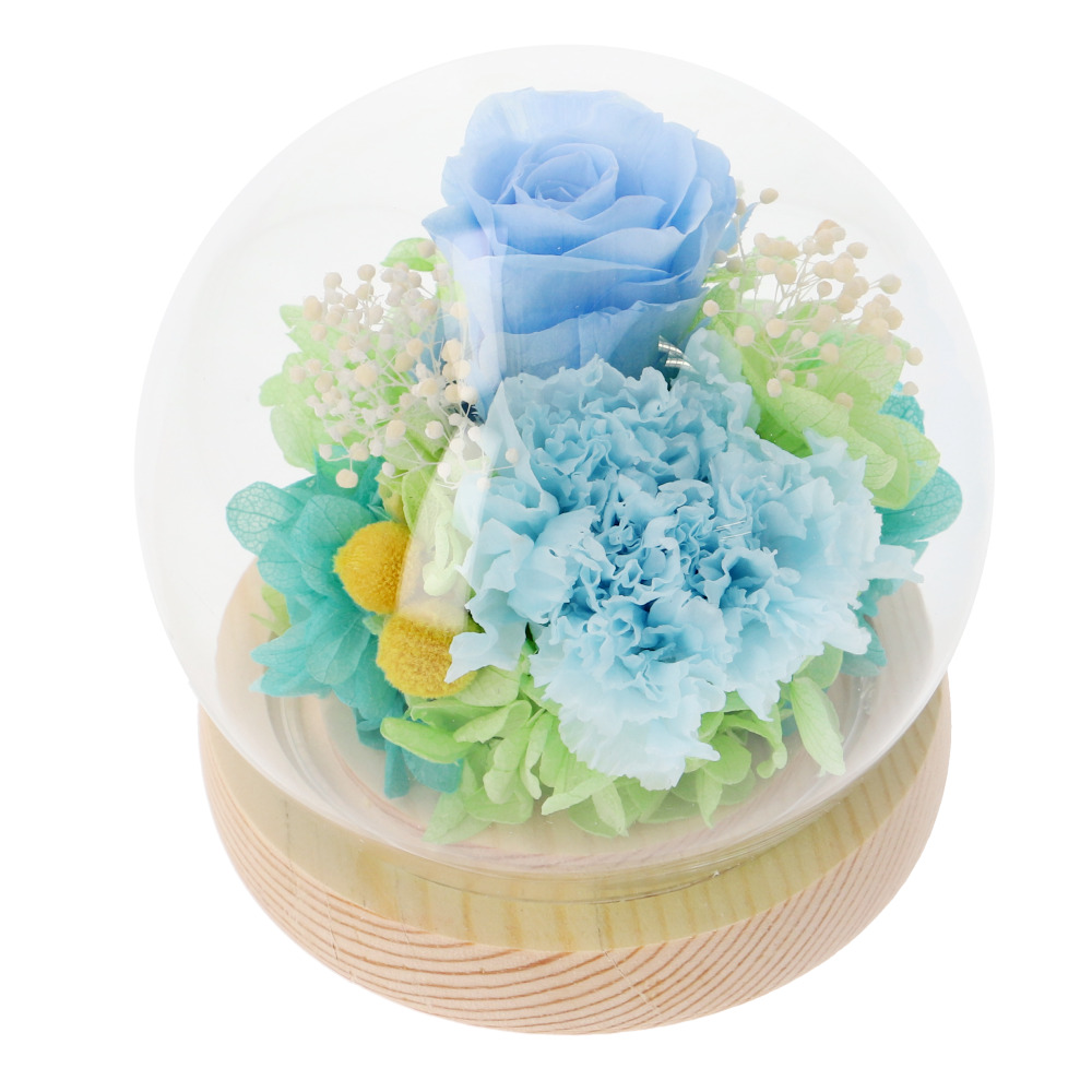 プリザーブドフラワー ガラスドーム 通販 フラワーアレンジメント