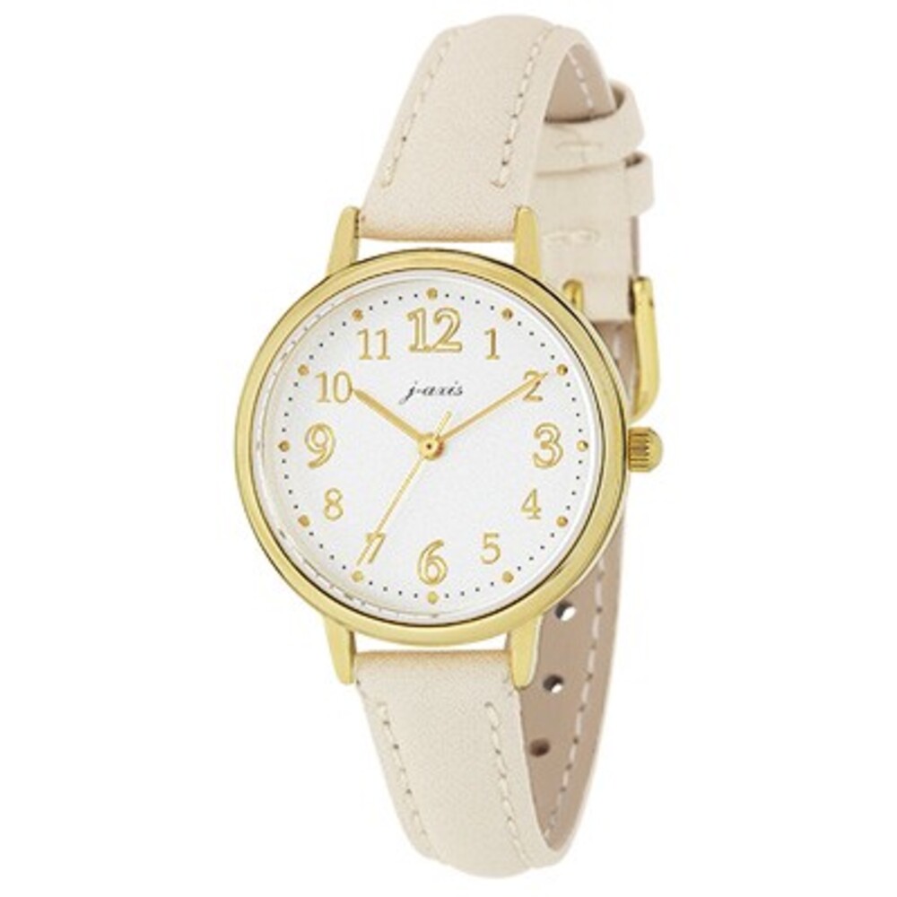 ジェイアクシス 腕時計 J-AXIS HL269 アナログ腕時計 リストウォッチ 時計 ウォッチ レディース 合皮 ベルト フェイクレザー｜moccasin｜02