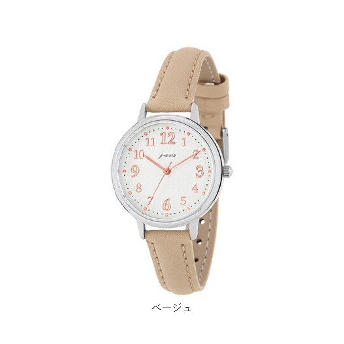 ジェイアクシス 腕時計 J-AXIS HL269 アナログ腕時計 リストウォッチ 時計 ウォッチ レディース 合皮 ベルト フェイクレザー｜moccasin｜17