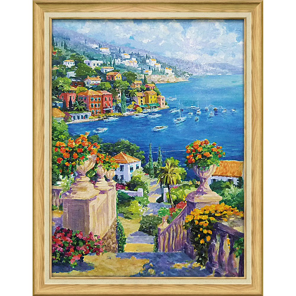 アートフレーム 通販 日本 壁掛けアート 絵画 壁飾り W54x H69cm アートポスター 風景画 おしゃれ かわいい 玄関 リビング 寝室 新生活 結婚祝い 額入り_1