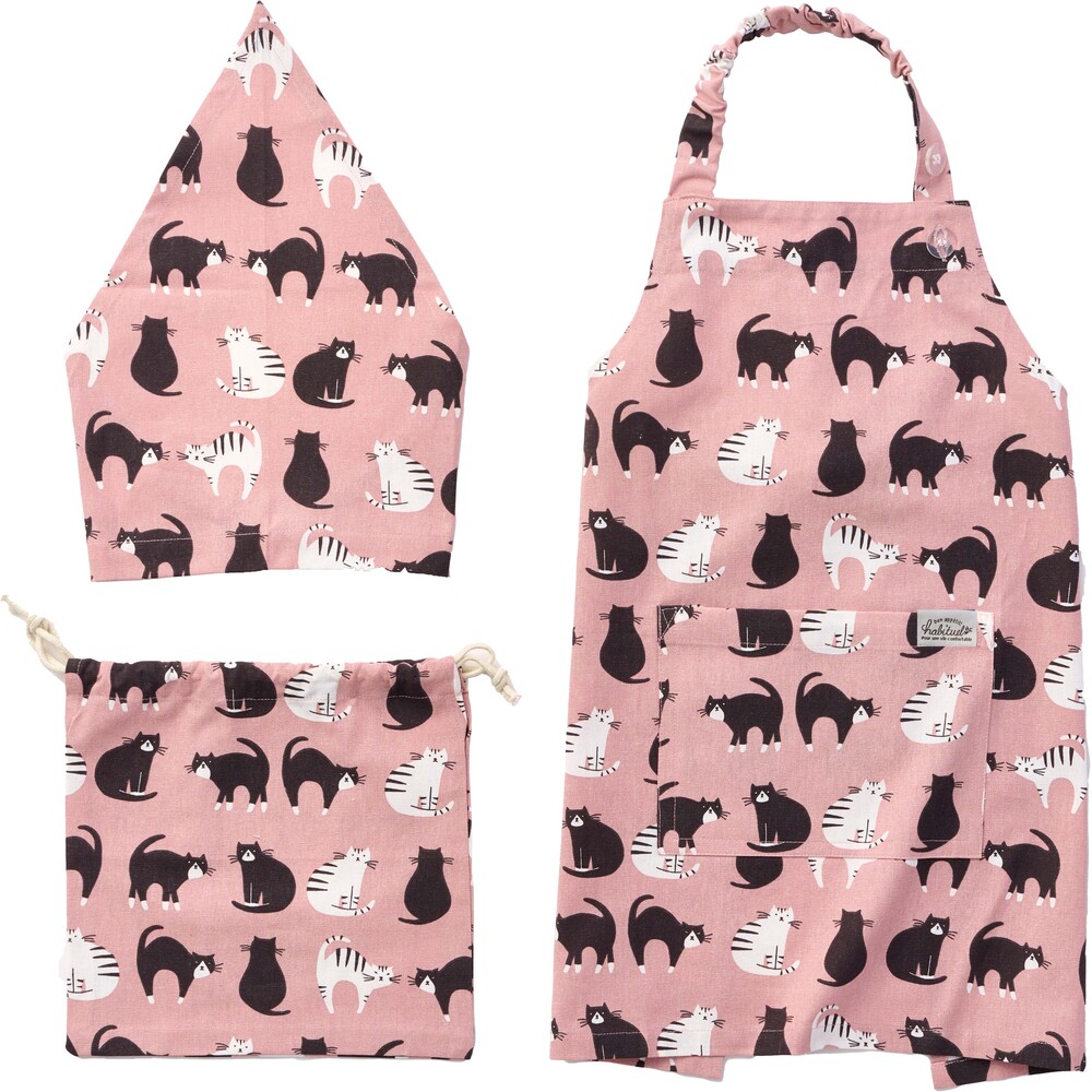 子供用エプロン＆三角巾☆ キッズ エプロン 三角巾 セット 通販 バンダナ 巾着付き 子供エプロン