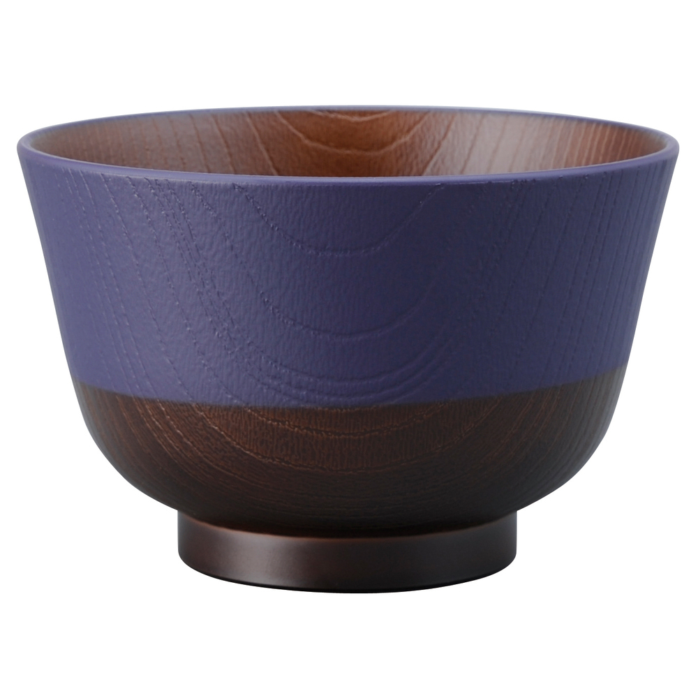 お椀 通販お椀 食洗機対応 にっぽん伝統色 羽反塗分 汁椀 しるわん おわん 電子レンジ対応 日本製 約 12cm 食器 皿 木目 味噌汁 おしゃれ キッチン雑貨 新生活 | ブランド登録なし | 03