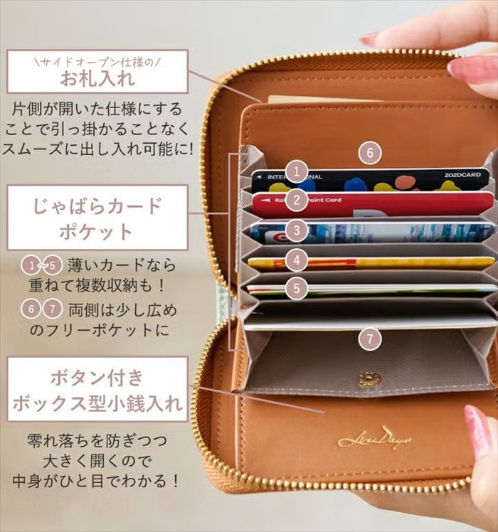 LIZDAYS ミニ財布 通販 リズデイズ お...の詳細画像5