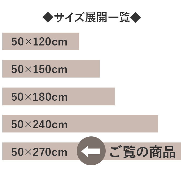 キッチンマット 270cm 通販 マスターキッ...の詳細画像2