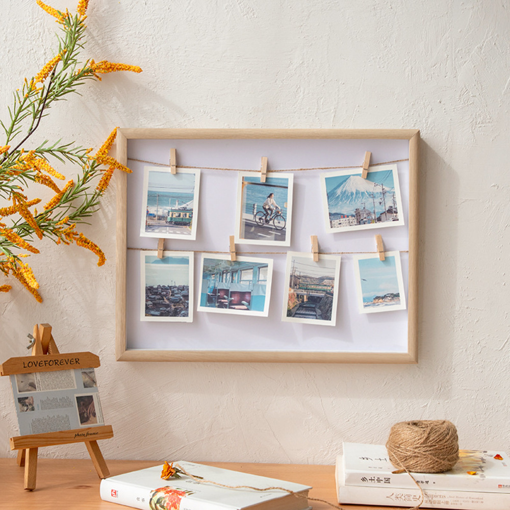 フォトフレーム 壁掛け クリップ 通販 クリップボード 写真 複数枚