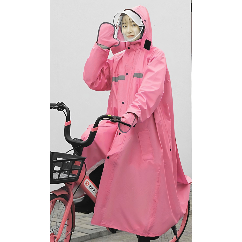 インポートロッサ☆総レースレインコート！未使用品♪ スクーターレインコート(F グレー/ブラック): ウェア・グッズ