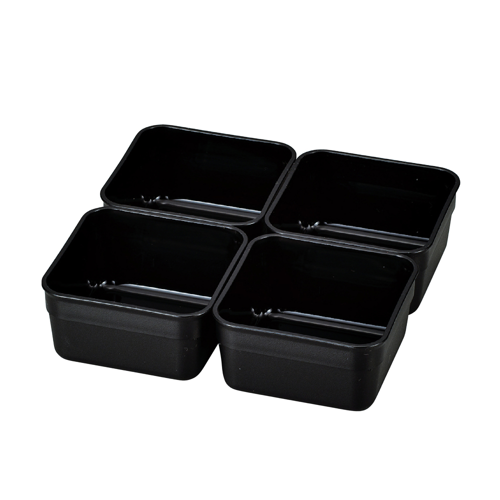 黒い重箱 四角形 プラスチック製 BACKYARD FAMILY（バックヤードファミリー） 重箱 仕切り 小分け 通販