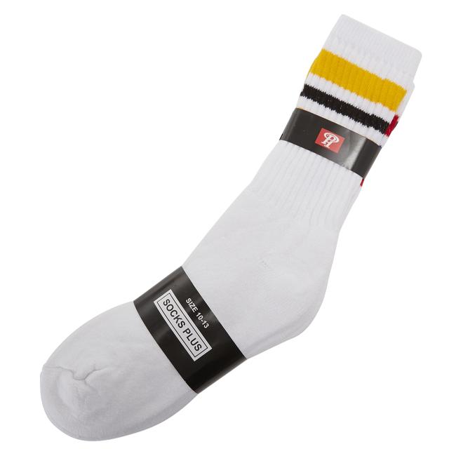 ソックス メンズ 3足セット 靴下 3足 アソート ラインソックス ハイソックス ライン入り ボーダー 3ライン 3pソックス 紳士 スケーターソックス Stripe3psocks Backyard Family インテリアタウン 通販 Yahoo ショッピング