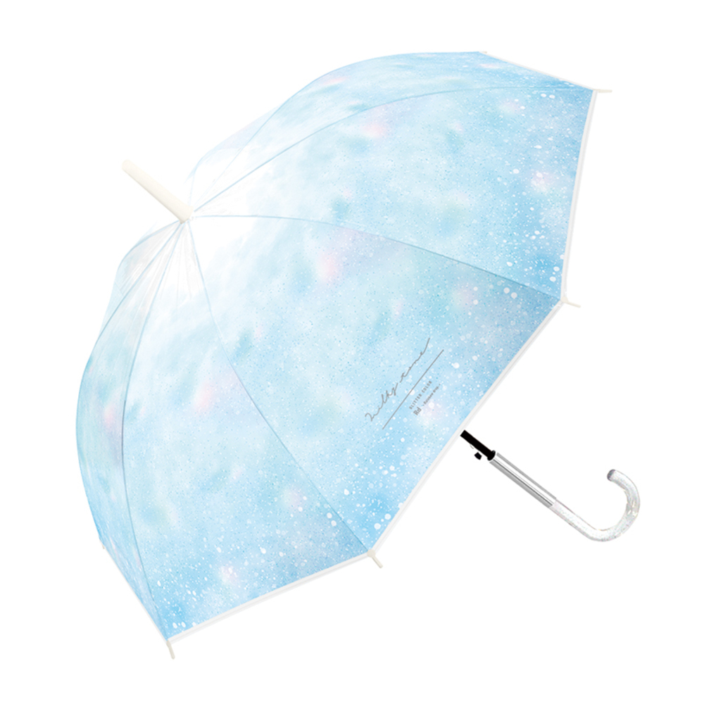 長傘 レディース 60cm かわいい 長雨傘 おしゃれ長傘 雨傘 ビニール傘 ジャンプ傘 ジャンプ 傘 カサ かさ アンブレラ 雨具 可愛い 華やか グラデーション｜moccasin｜02