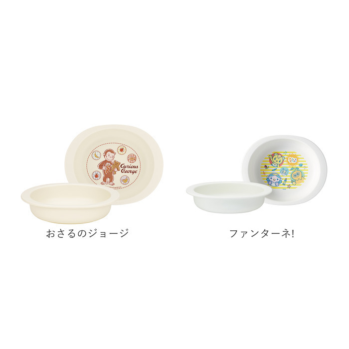 ベビー食器 キャラクター 小皿 赤ちゃん 食器 かわいいベビー食器 お皿 プレート すくいやすい 割れにくい 離乳食｜moccasin｜24