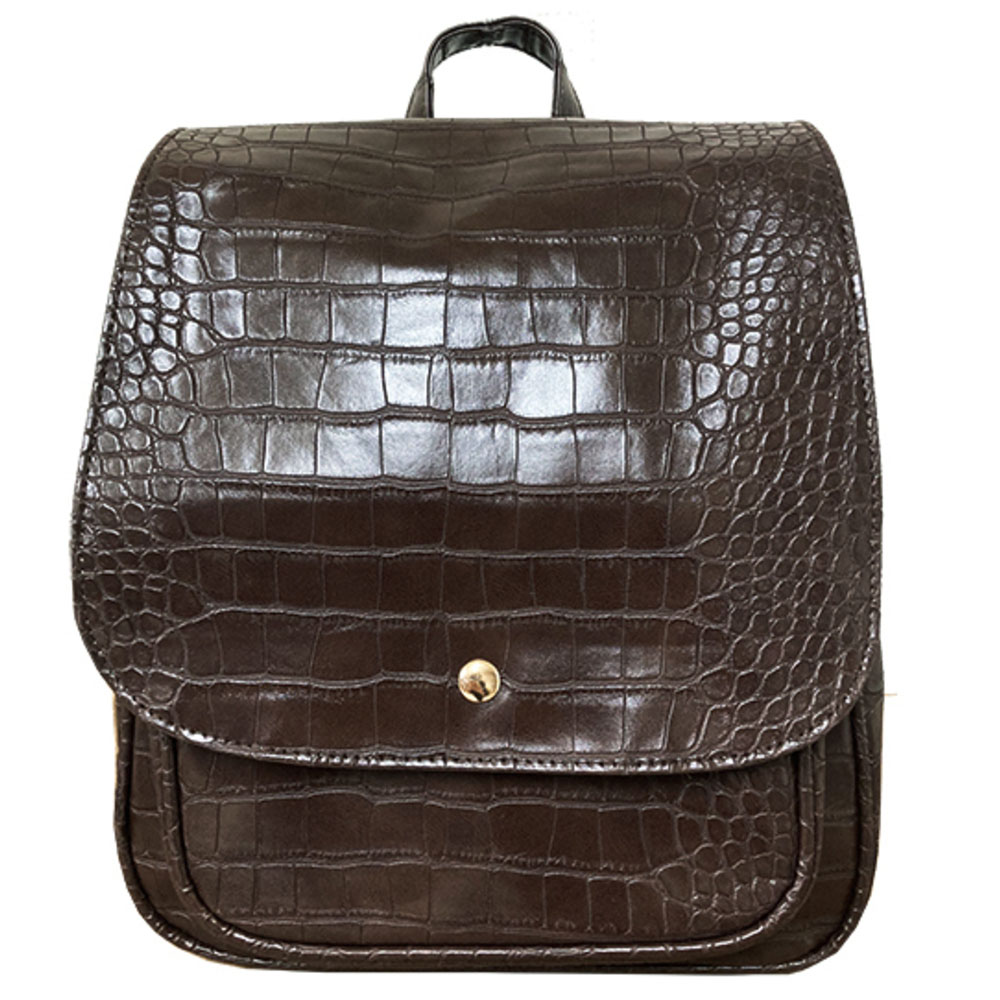 YArKA/ヤーカ】real leather square flap back pack [Alnitak4