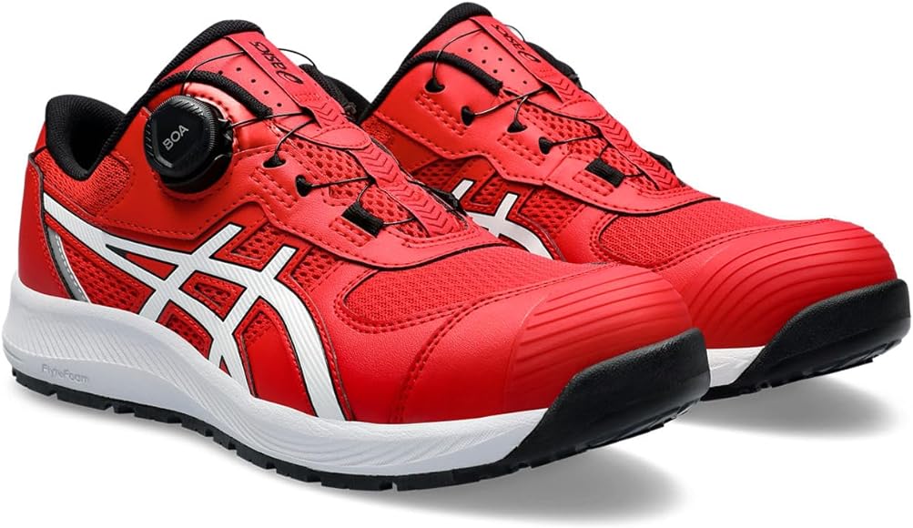 アシックス　asics　安全靴　ＣＰ２１９　Ｂｏａ　１２７３Ａ０９２　ユニセックス　ホワイト×ショッキングオレンジ（１００）｜mocchi｜04