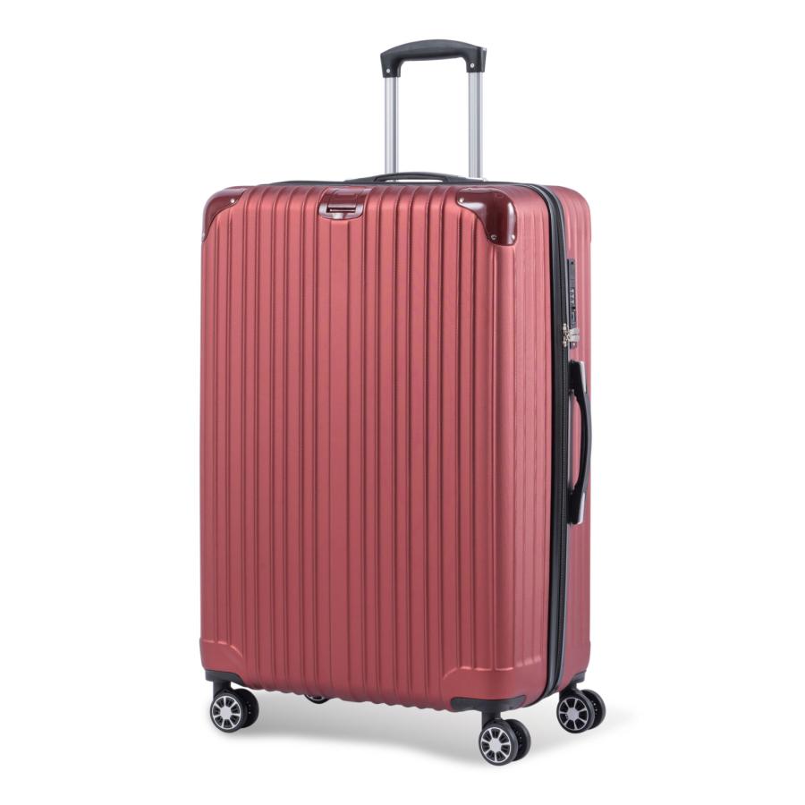 スーツケース キャリーバッグ キャリーケース 大容量 Mサイズ 軽量 静音 中型 ダブルキャスター 360度回転 TSAローク搭載 ファスナー式  ビジネス 出張 旅行 スーツケース、キャリーバッグ