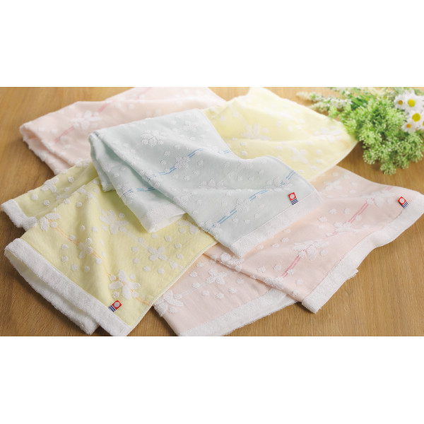 お中元 暑中お見舞いなど ギフト お買い物マラソン バスタオル 綿100 セットオハナ・ホーム　バス・フェイスタオルセットお返し 内祝い 内祝 お祝い 祝い 出産 | 