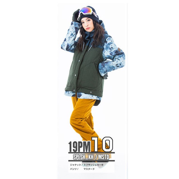 スノーボードウェア レディース スキーウェア スノボウェア 上下セット ジャケット パンツ Secret Garden Playmore 18 19 Fd 30 03 Mocomoco Town モコモコタウン 通販 Yahoo ショッピング